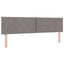 Boxmadras med topmadras Gråbrun 180 x 200 cm Stof