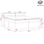 Boxmadras med topmadras Lysegrå 200 x 200 cm Stof