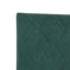 Boxmadras med topmadras Mørkegrøn 180 x 200 cm Fløjl