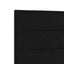 Box Spring Seng med Madras og LED Sort 80 x 200 cm Stof