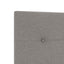 Box Spring Seng med Madras og LED Gråbrun 90 x 200 cm Stof