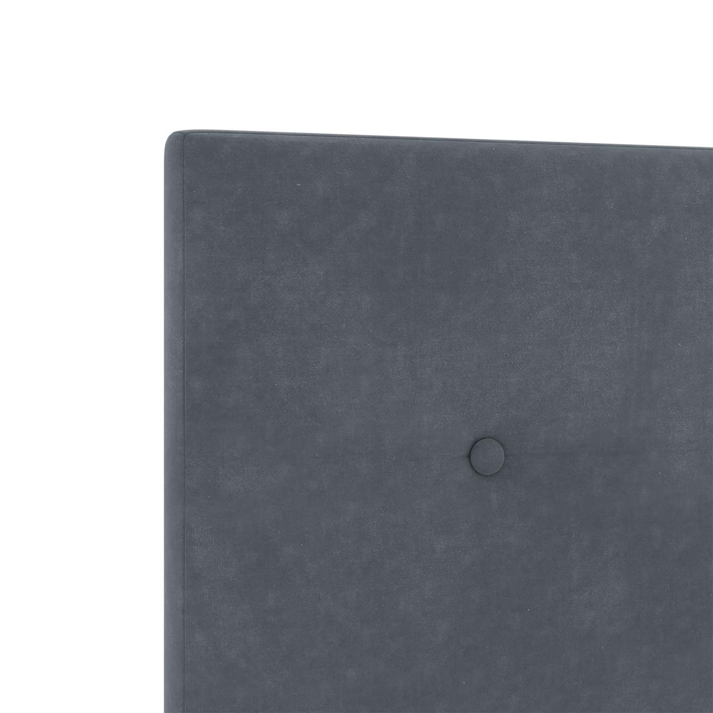 Box Spring Seng med Madras og LED Mørkegrå 120 x 200 cm Velour