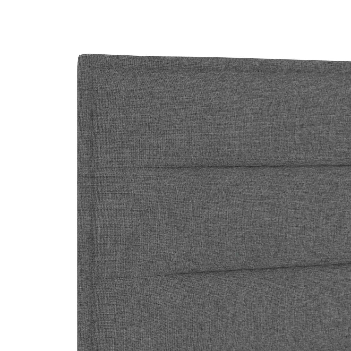 Boxmadras med topmadras Mørk Brun 140 x 200 cm Stof