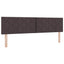 Boxmadras med topmadras Mørk Brun 180 x 200 cm Stof