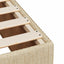 Boxmadras med topmadras Cremefarvet 100 x 200 cm Stof