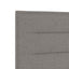 Boxmadras med topmadras Gråbrun 140 x 190 cm Stof