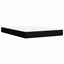 LED boksmadrasseng med madras Sort 140 x 190 cm Stof