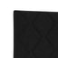 LED boksmadrasseng med madras Sort 140 x 190 cm Stof
