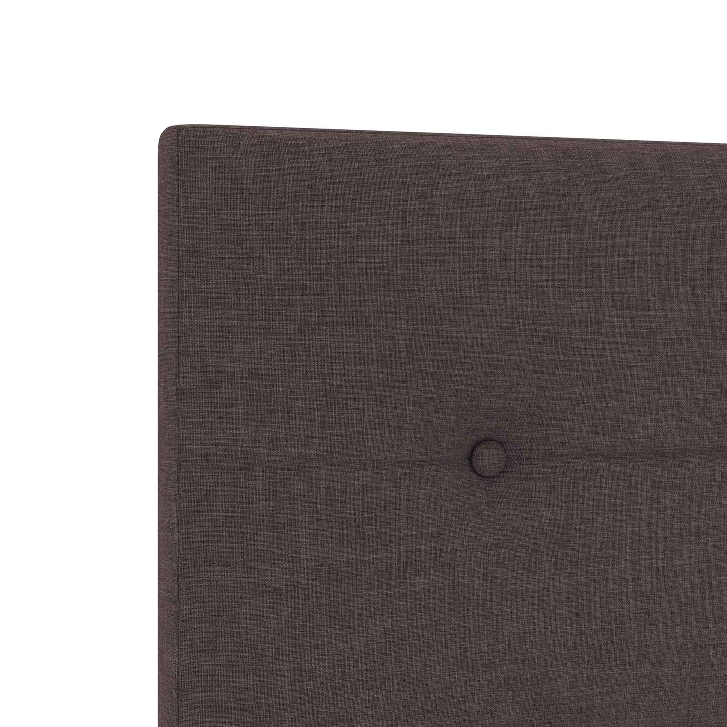 Ottoman seng med madras Mørk Brun 90 x 190 cm Stof