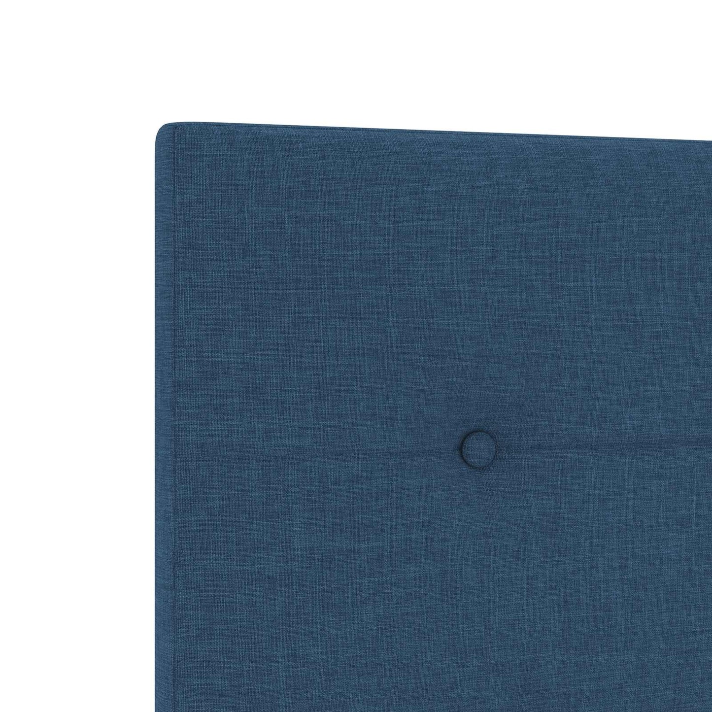 Ottoman seng med madras med hovedgærde Blå 180 x 200 cm Stof