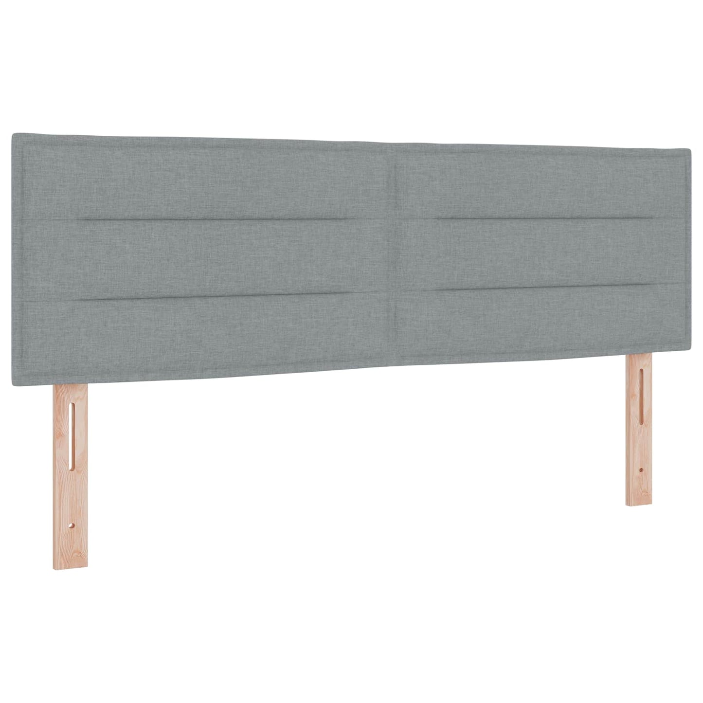 Seng med opbevaring og madras Lysegrå 140 x 200 cm Fløjl