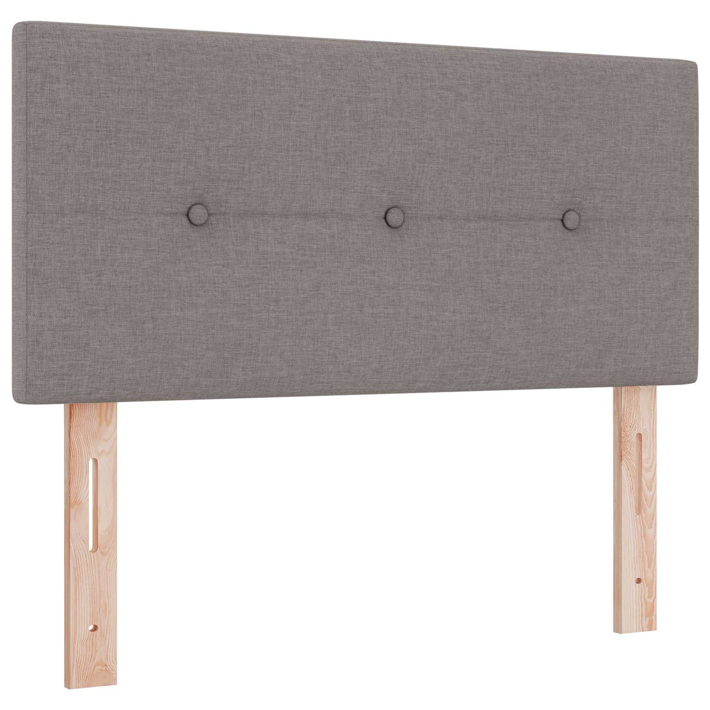 Seng med opbevaring og madras Gråbrun 100 x 200 cm Fløjl