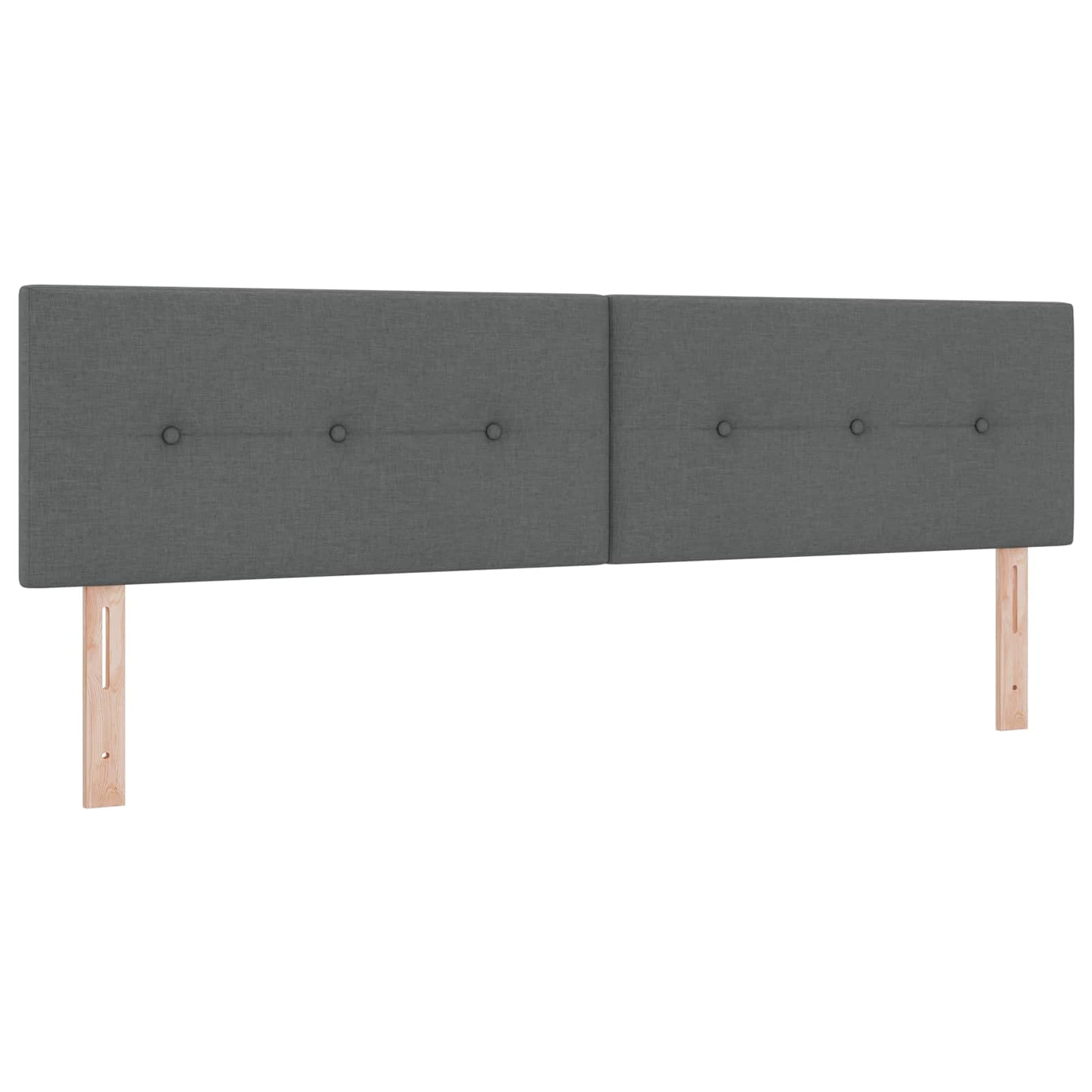 Seng med opbevaring og madras Mørkegrå 180 x 200 cm Fløjl