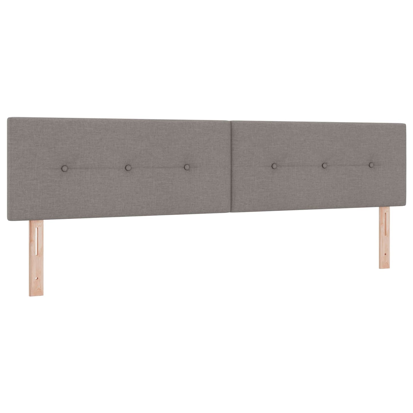 Seng med opbevaring og madras Gråbrun 200 x 200 cm Fløjl
