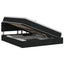 LED opbevarings seng med madras Sort 160 x 200 cm Stof
