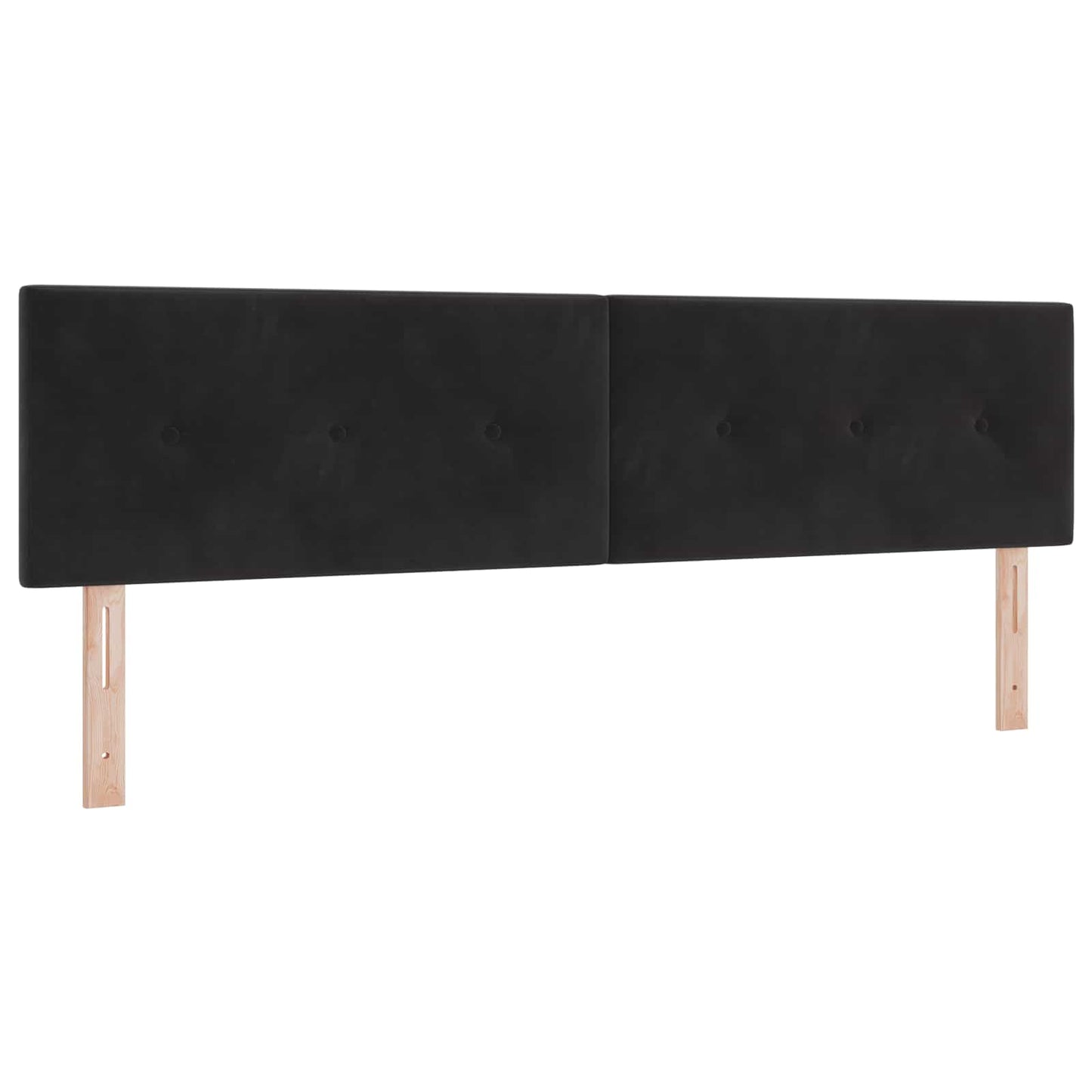 LED opbevarings seng med madras Sort 180 x 200 cm Fløjl