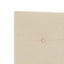LED opbevarings seng med madras Cremefarvet 160 x 200 cm Stof