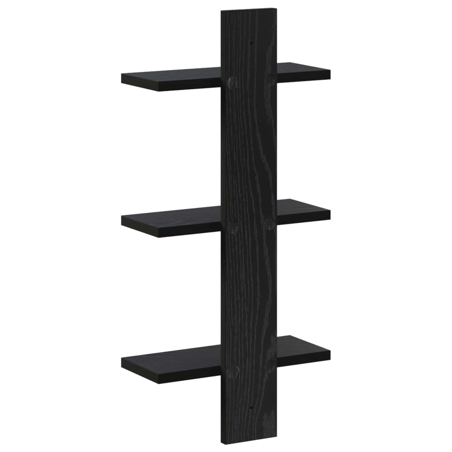 Væghylde Sort eg 30 x 13,5 x 64,5 cm Konstrueret træ