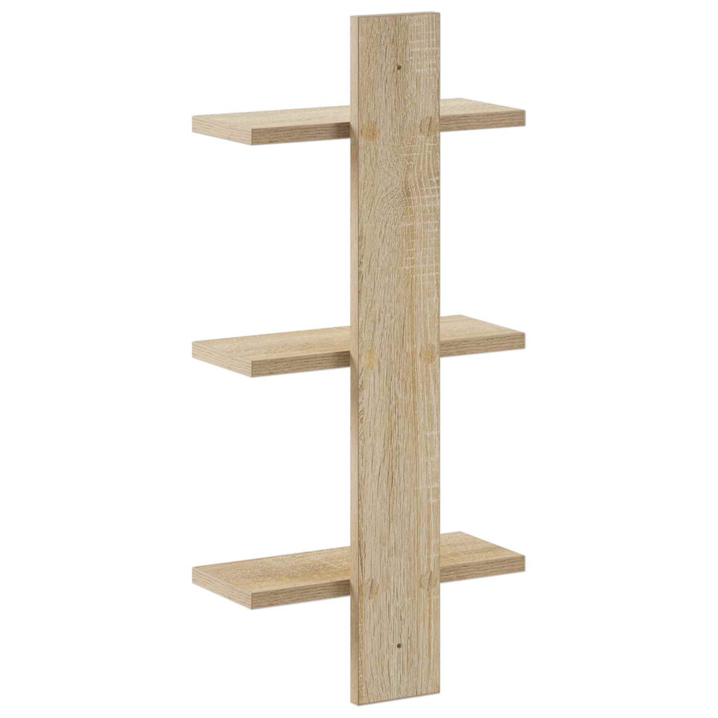 Væghylde Sonoma-eg 30 x 13,5 x 64,5 cm Konstrueret træ