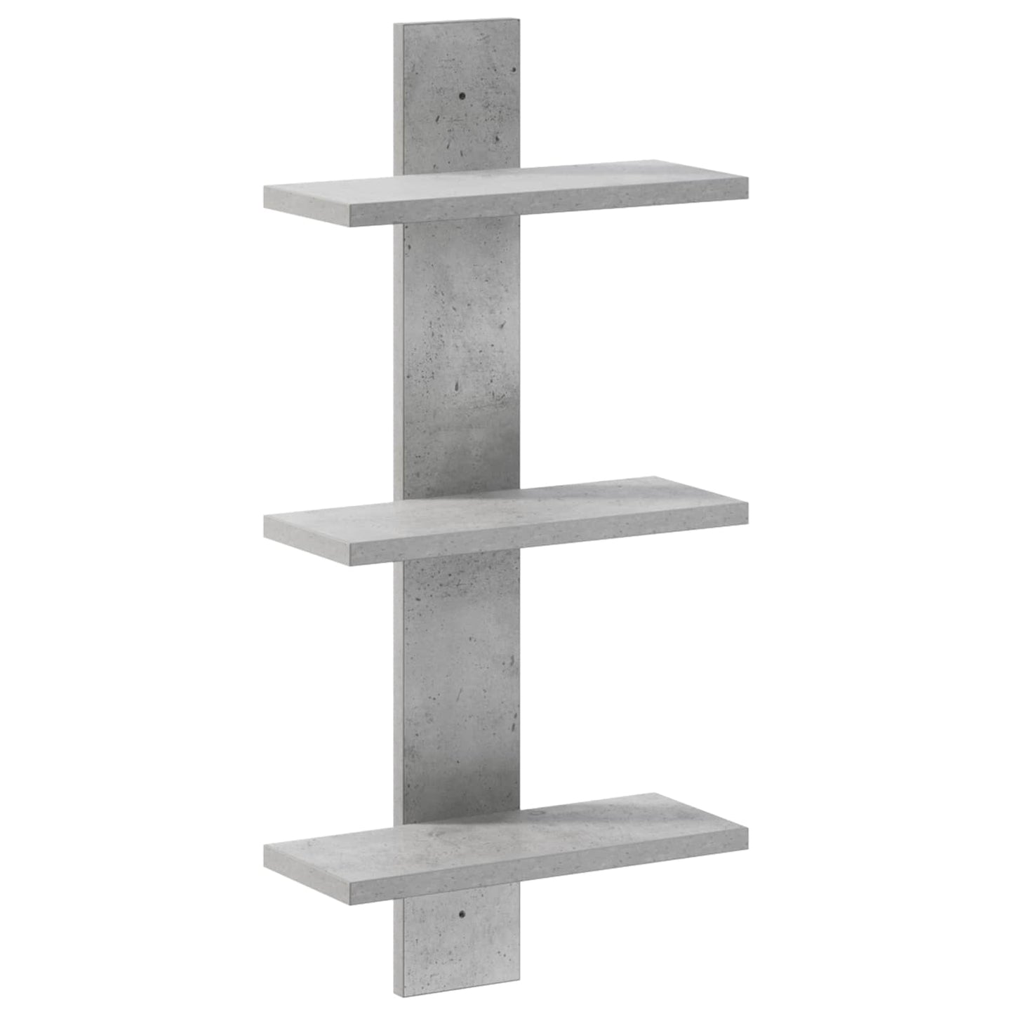 Væghylde Betongrå 30 x 13,5 x 64,5 cm Konstrueret træ
