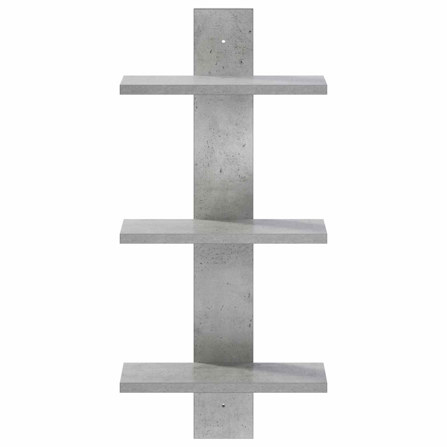 Væghylde Betongrå 30 x 13,5 x 64,5 cm Konstrueret træ