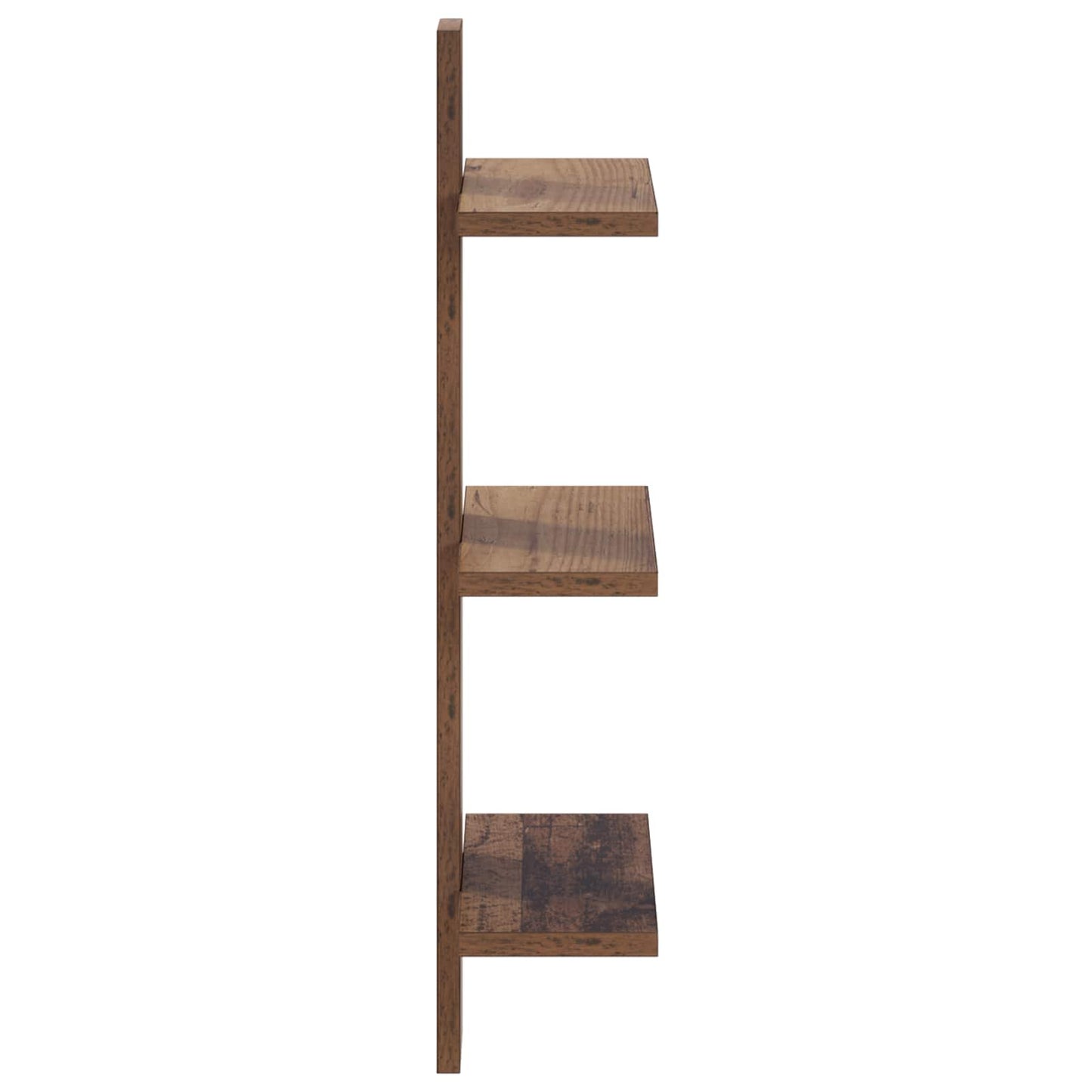 Væghylde Egetræ 30 x 13.5 x 64.5 cm Konstrueret træ