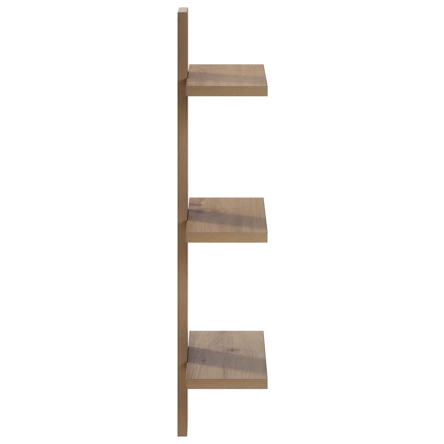 Væghylde Artisan-eg 30 x 13,5 x 64,5 cm Konstrueret træ