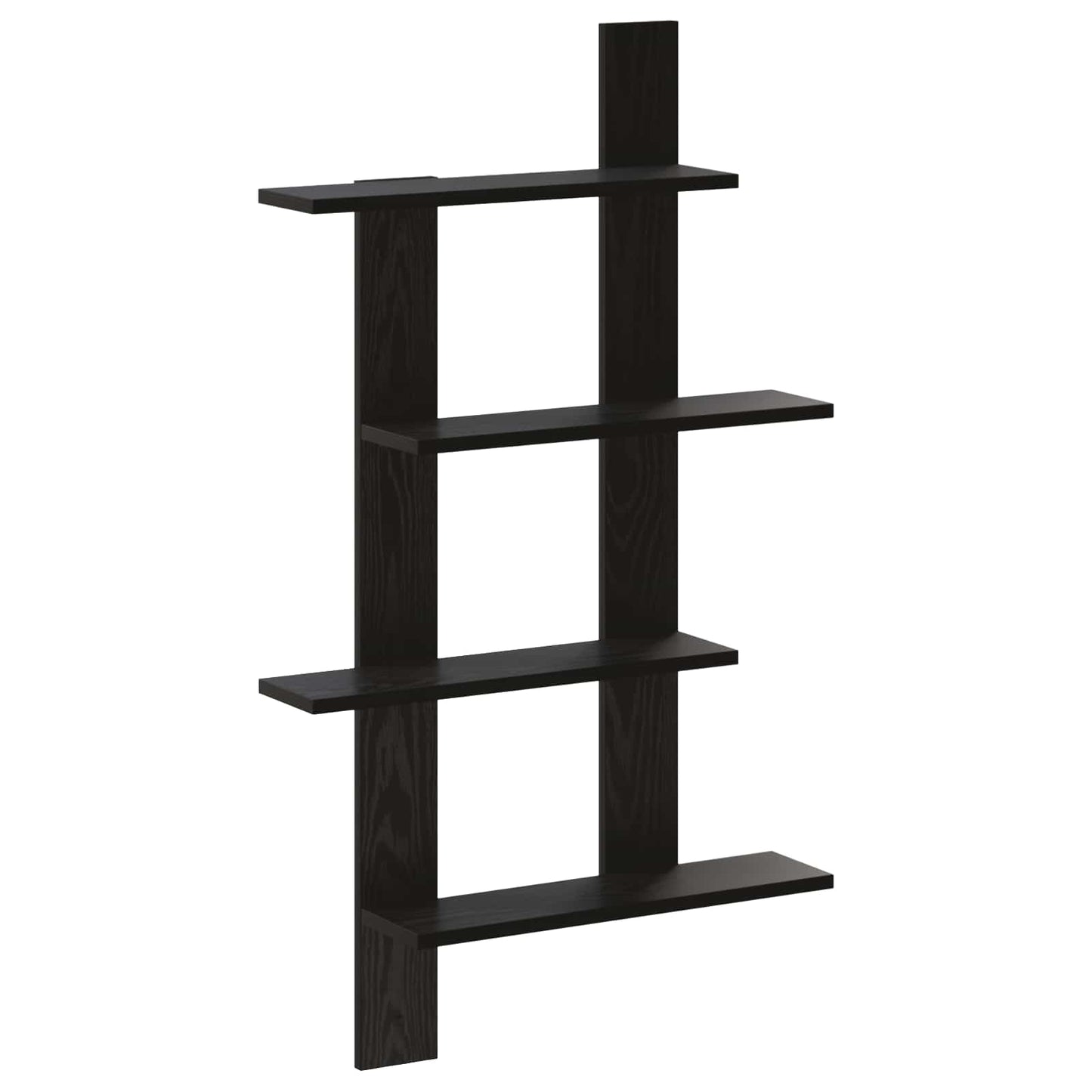 Væghylde Sort eg 61 x 13,5 x 105 cm Konstrueret træ