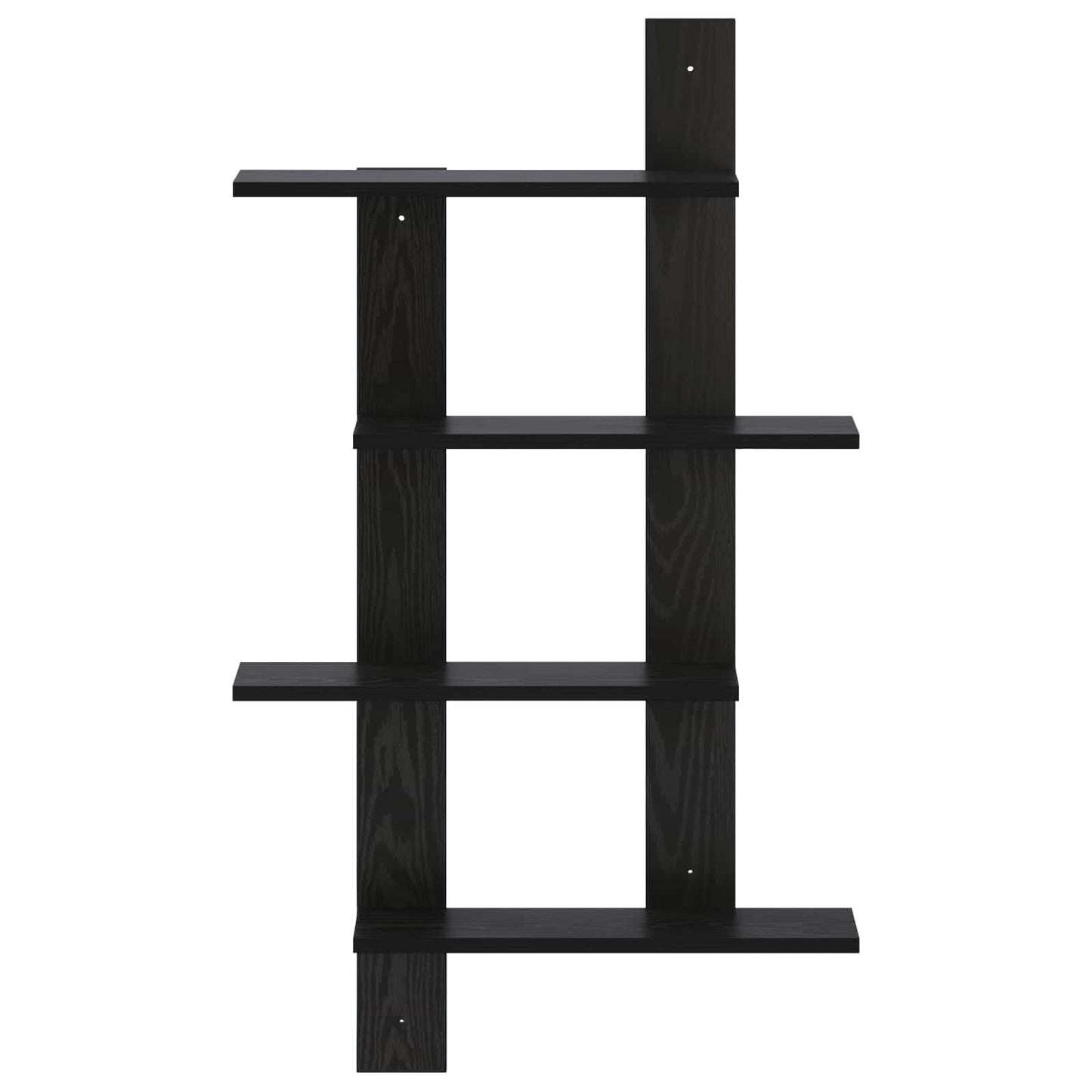 Væghylde Sort eg 61 x 13,5 x 105 cm Konstrueret træ
