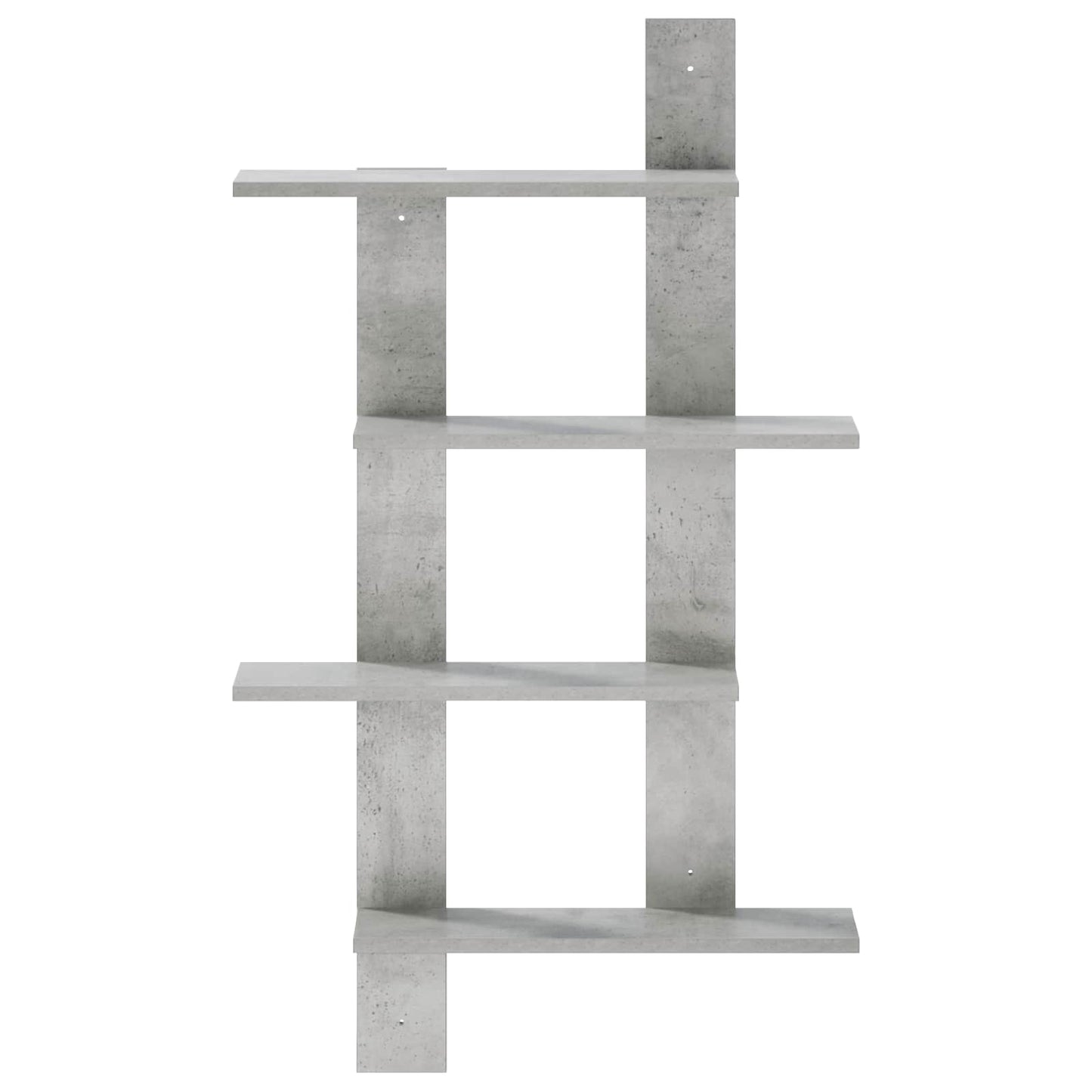 Væghylde Betongrå 61 x 13,5 x 105 cm Konstrueret træ