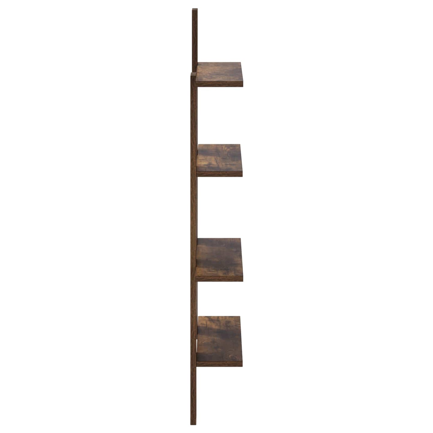 Væghylde Røget eg 61 x 13,5 x 105 cm Konstrueret træ