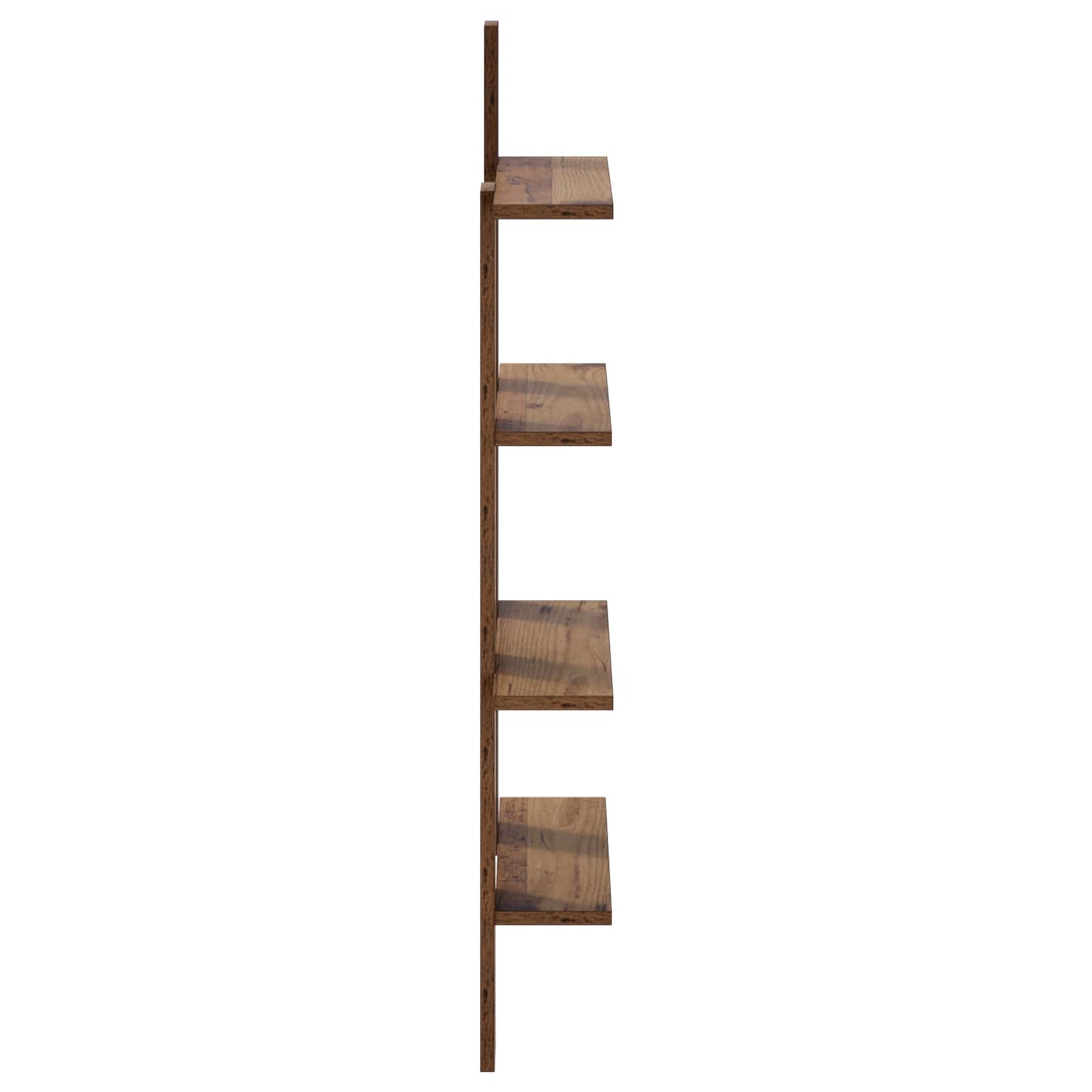 Væghylde Egetræ 61 x 13,5 x 105 cm Konstrueret træ