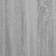 skobænk 102x32x50 cm konstrueret træ grå sonoma-eg