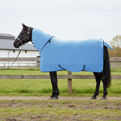 Hestetæppe Fuldt aqua 125 cm Polyester