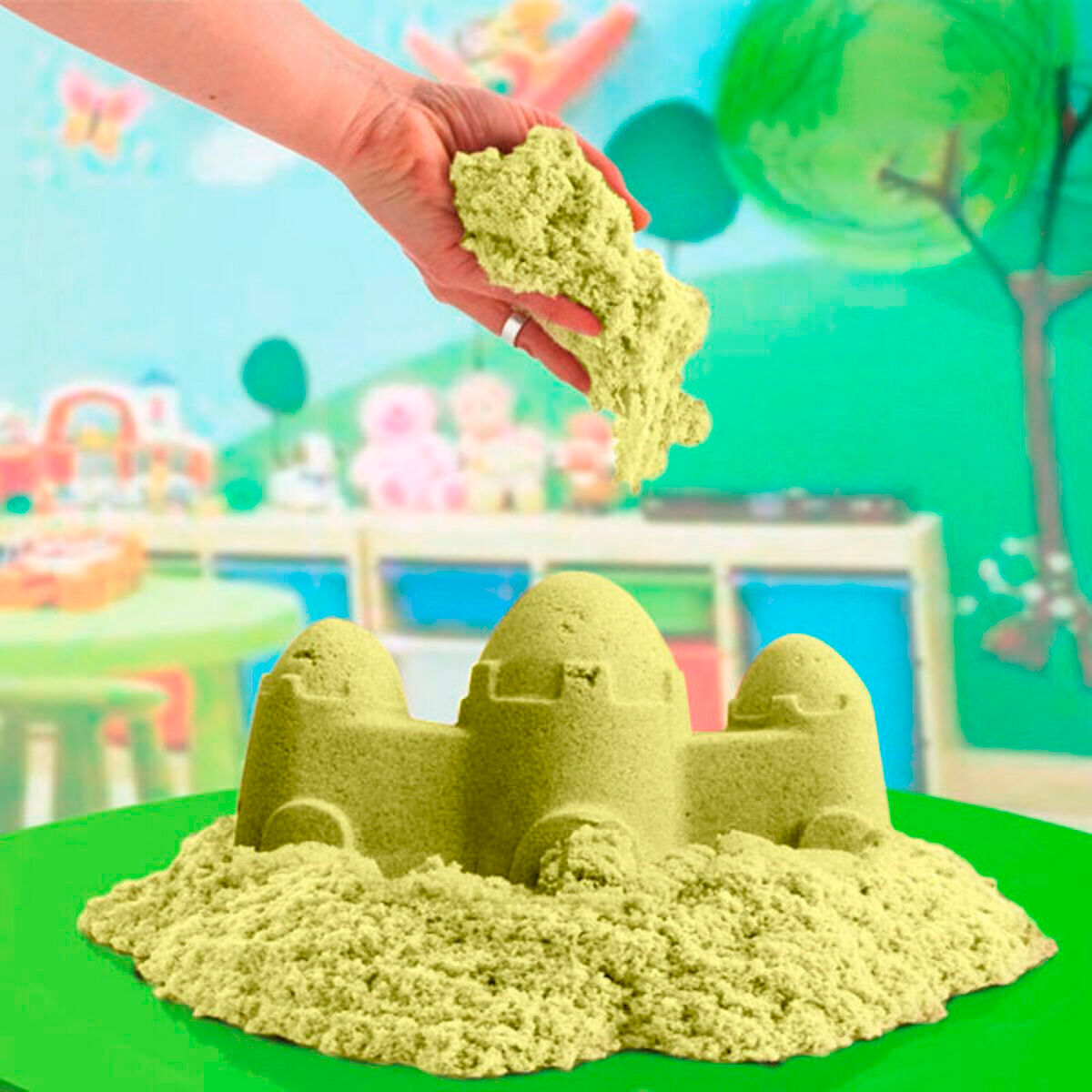 OUTLET Playz Kidz Kinetic Sand for Børn (Ingen emballage) billede