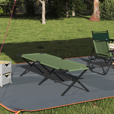 Foldende Camping Seng Grøn 193 x 69 x 45 cm Oxford stof