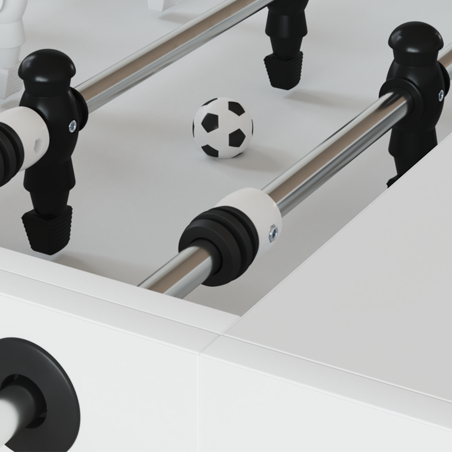 Foosball Bord Bumper 16 pcs Sort 3 x 3 x 2 cm TPE