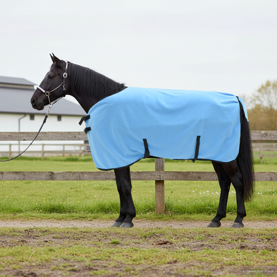 Hestetæppe Fuldt aqua 85 cm Polyester