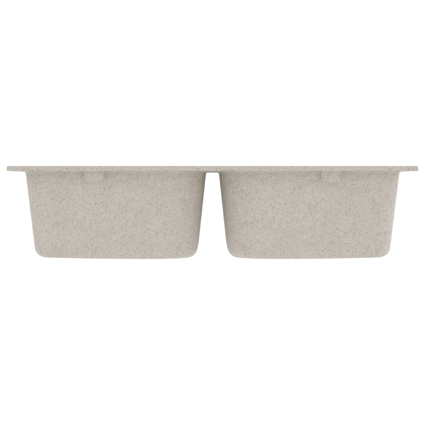 Køkkenvask Beige 76 x 48 x 30 cm Kvarts og Harpiks
