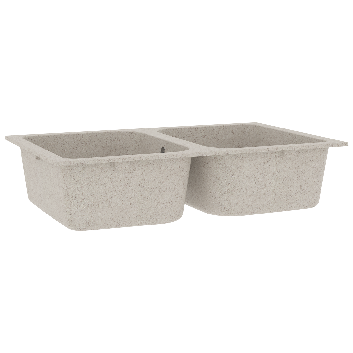 Køkkenvask Beige 76 x 48 x 30 cm Kvarts og Harpiks