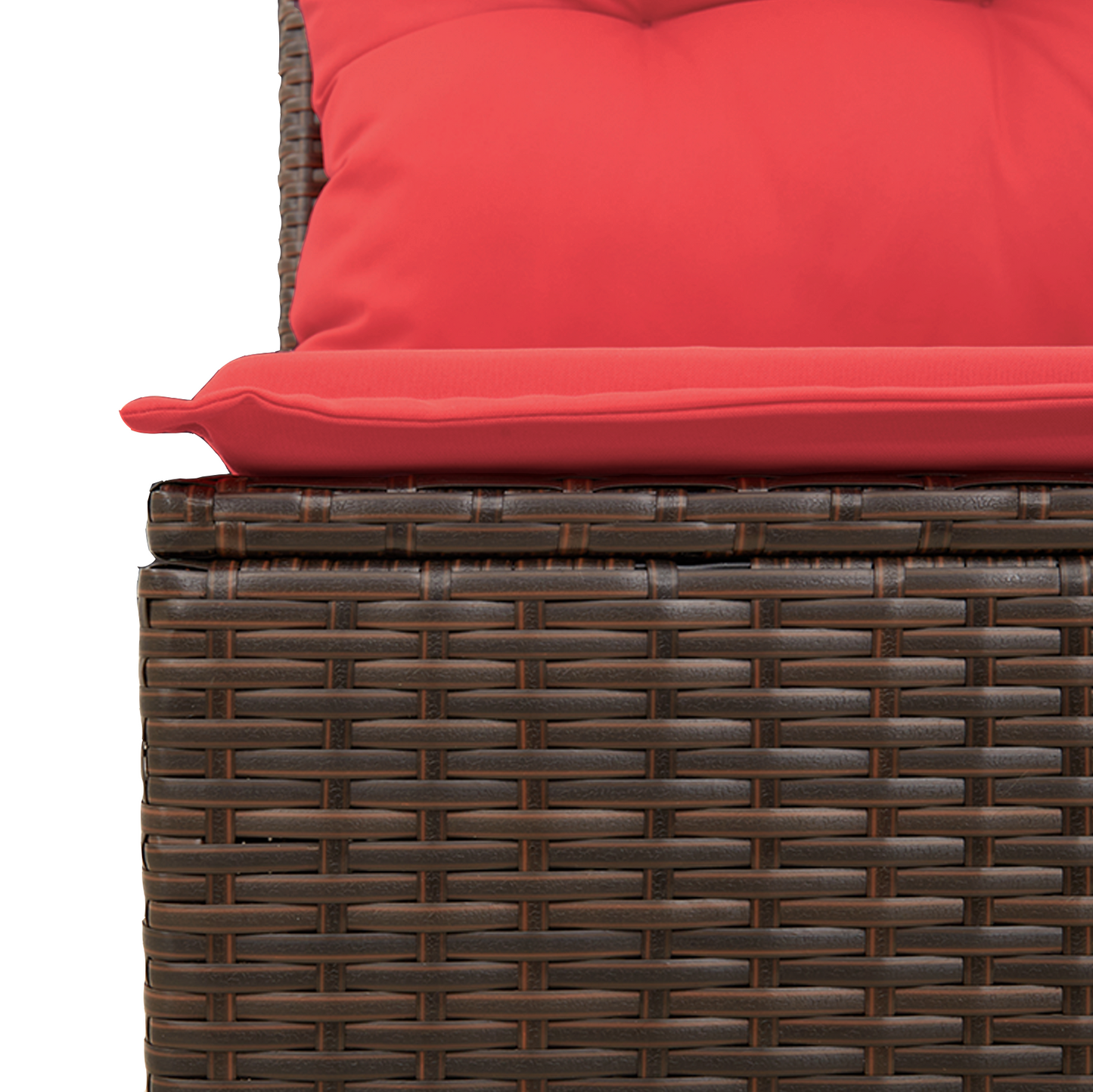| Havemøbelsofa | med pude Brun 55 x 62 x 69 cm polyrattan