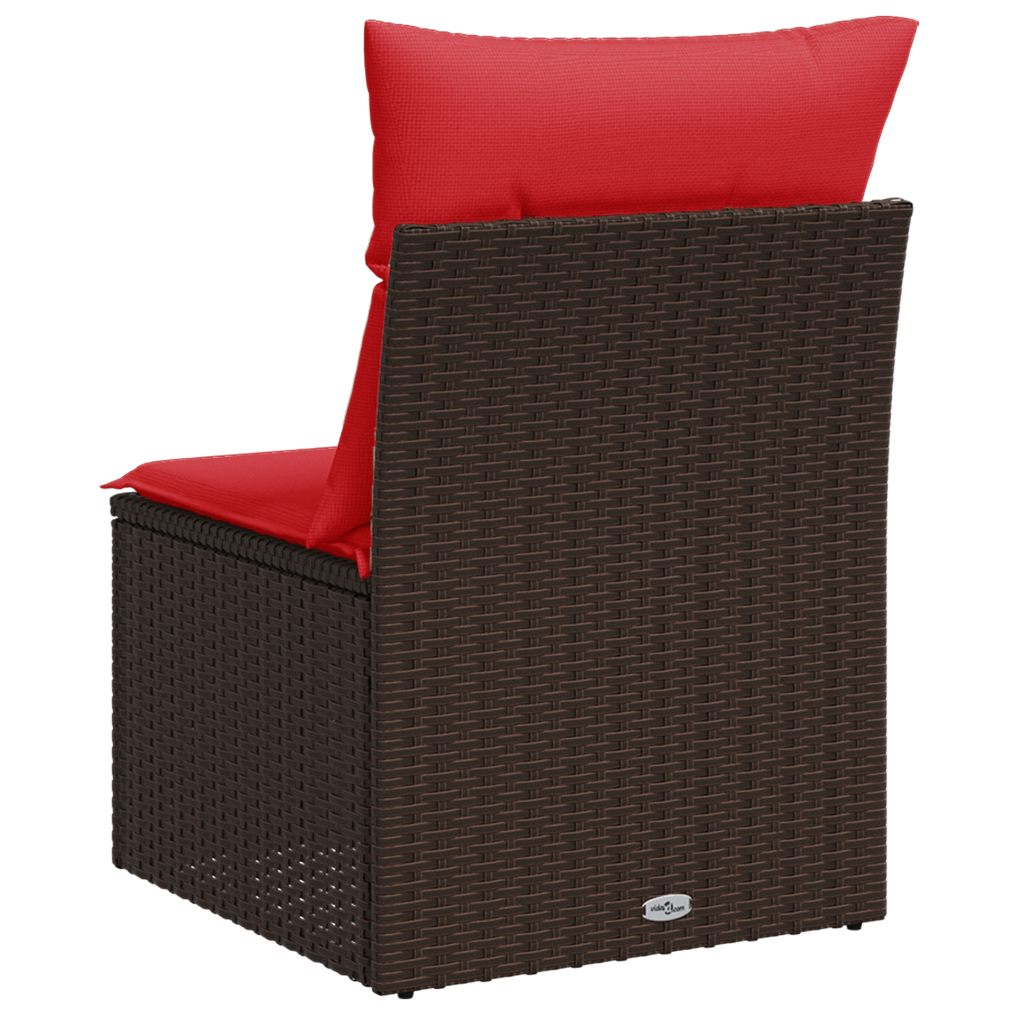 | Havemøbelsofa | med pude Brun 55 x 62 x 69 cm polyrattan