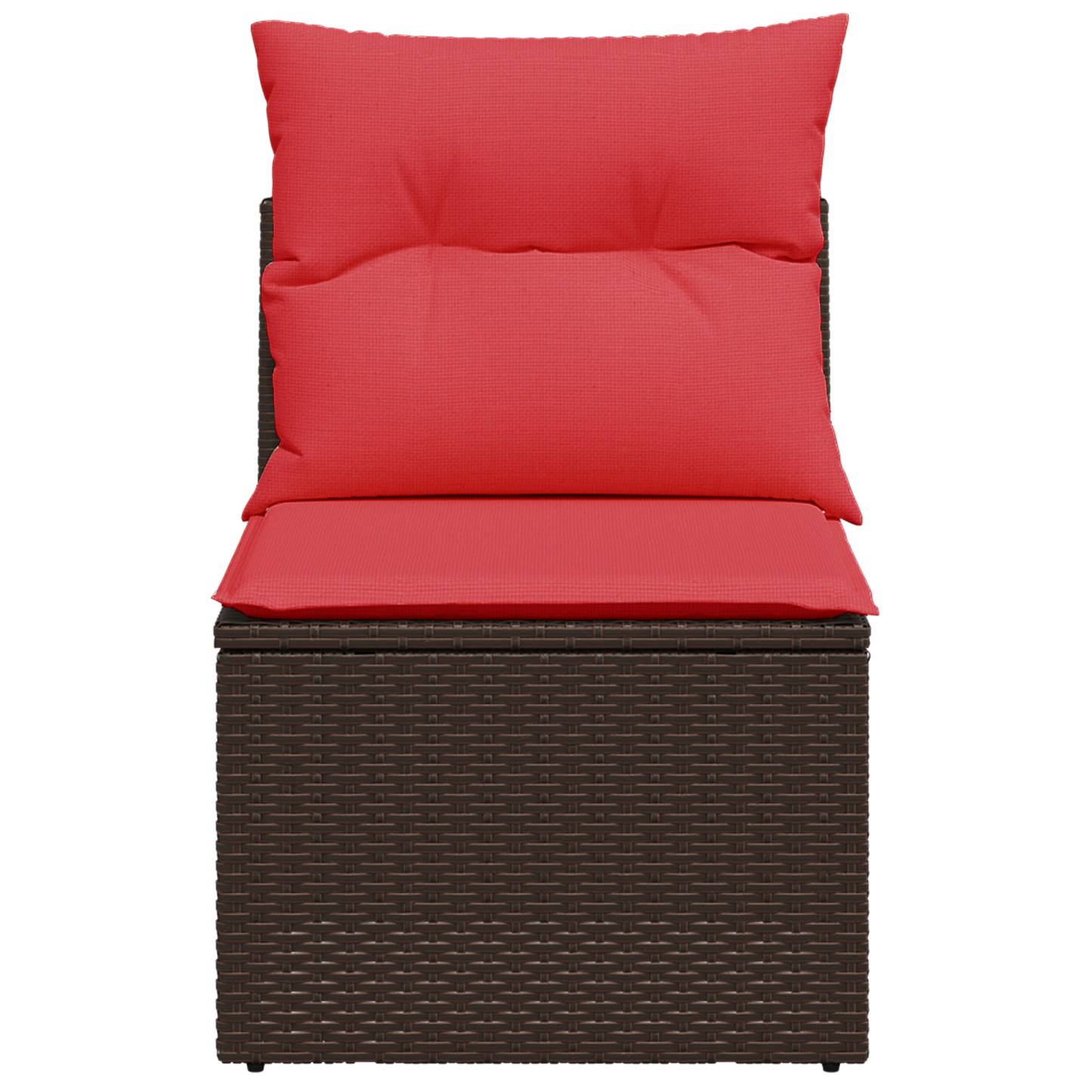 | Havemøbelsofa | med pude Brun 55 x 62 x 69 cm polyrattan