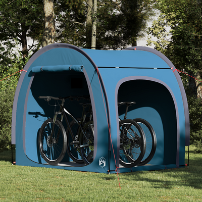Cykelopbevaringstelt med tag Blå 218 x 156 x 180 cm