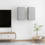 | Væghængt TV Skab | Vægmonteret 2 pcs Betongrå 30.5 x 30 x 60 cm