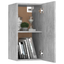 | Væghængt TV Skab | Vægmonteret 2 pcs Betongrå 30.5 x 30 x 60 cm