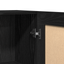 Sideboard Sort eg 120 x 30,5 x 70 cm Konstrueret træ