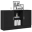 Sideboard Sort eg 120 x 30,5 x 70 cm Konstrueret træ