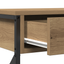 Konsol Bord artisan eg 100 x 28 x 75 cm Laminat træ og metal